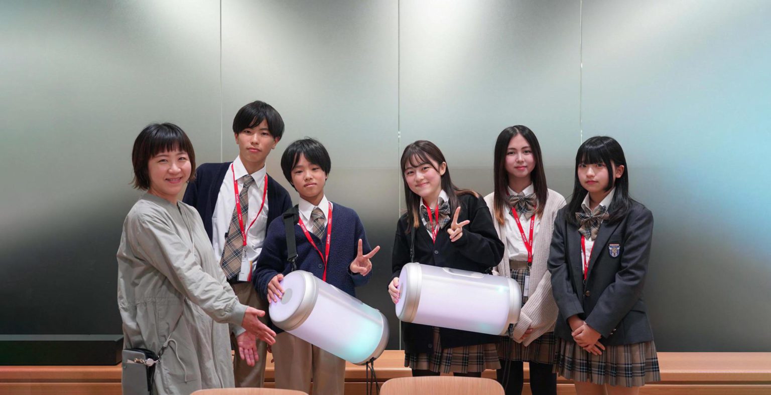 ドルトン東京学園中等部2年生による職場体験 – ソニーデザイン