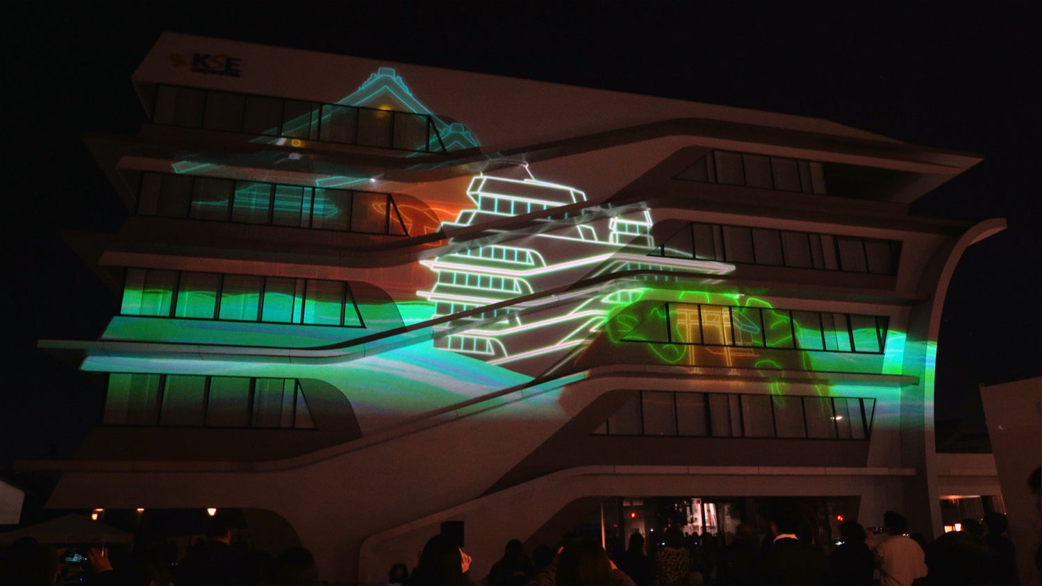 KSEプロジェクションマッピング